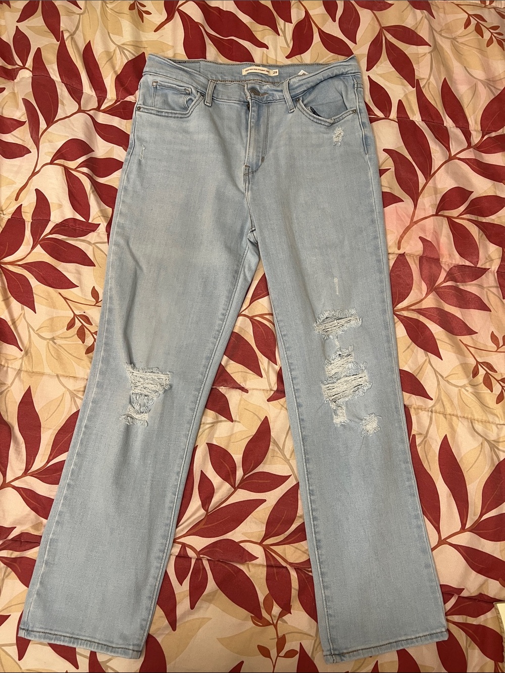 Levi’s Light Blue Distressed Women's Jeans